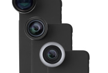 3 esempi delle lenti SandMarc disponibili a noleggio con il loro Case